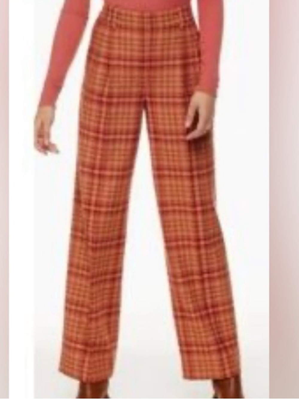 Wilfred salmon plaid pants